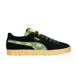 Кроссовки Suede Puma, черный 390057 02 | black/spring fern