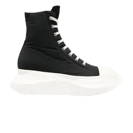 Высокие кроссовки Rick Owens DRKSHDW Strobe Cotton Nylon Abstract High, черный du02b4840 mu 911 | black/milk