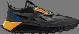 Кроссовки wmns classic leather legacy 'black collegiate gold' Reebok, черный fy7439 | black