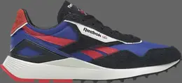 Кроссовки classic leather legacy az 'court blue dynamic red' Reebok, синий 0001310 | blue