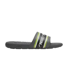 Кроссовки Cool Cat Slide Puma, черный 385887 02 | castlerock/black/limepunch
