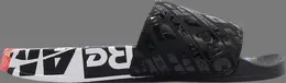 Кроссовки blackeyepatch x classic slide 'black' Reebok, черный g55625 | black