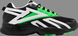 Кроссовки intv logo 'black green' Reebok, черный fy1299 | black