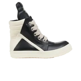 Высокие кроссовки Rick Owens Strobe Geobasket Megalace High, черный ru02b2894 lpow1 911 | black/milk