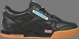 Кроссовки alife x phase 1 pro 'black gum' Reebok, черный bs7123 bk | black