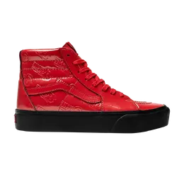 Кроссовки David Bowie x Sk8-Hi Platform 2 Vans, красный vn0a3tknvsq | red/black