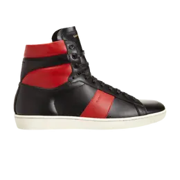 Высокие кроссовки Saint Laurent SL-02H High, черный 330264 aq110 1008 | black/red