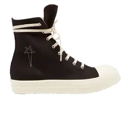 Высокие кроссовки Rick Owens DRKSHDW Fogachine Pentagram Embroidery High, черный du01b7800 dmet1 90811 | black/milk