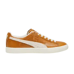 Кроссовки Clyde Puma, коричневый 394683 01 | amber/frosted ivory