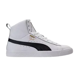 Кроссовки Clyde Mid Core Foil Puma, белый 365802 04 | white/black