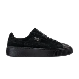 Кроссовки Wmns Suede Platform Puma, черный 365866 01 | black/aged silver
