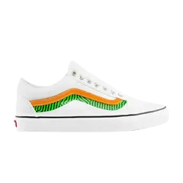 Кроссовки Old Skool Vans, белый vn0a3wkt4s4 | true white/multi-color