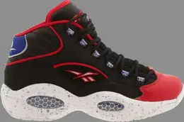 Кроссовки question mid 'first ballot' Reebok, черный m44552 | black