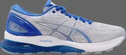 Кроссовки wmns gel nimbus 21 lite show 'illusion blue' Asics, серый 000680 | grey