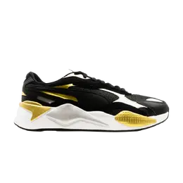 Кроссовки RS-X3 Metallic Puma, черный 373829 01 | black/gold/silver/white
