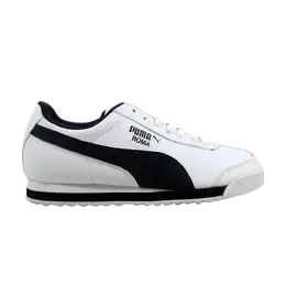Кроссовки Roma Basic Jr Puma, синий 354259 05 | white/new navy