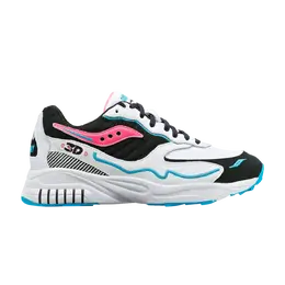 Кроссовки 3D Grid Hurricane Saucony, белый s70646 4 | white/black/pink