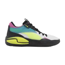 Кроссовки Court Rider SWxP Puma, белый 377420 01 | white/yellow alert