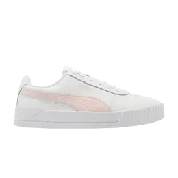 Кроссовки Wmns Carina Leather Puma, белый 370325 10 | white/rose water