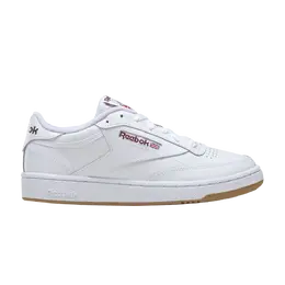 Кроссовки Club C 85 Reebok, белый gy7149 | cloud white/classic burgundy/lee 3