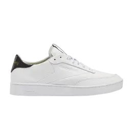 Кроссовки Club C Clean Reebok, белый gw5112 | cloud white/cloud white/core black