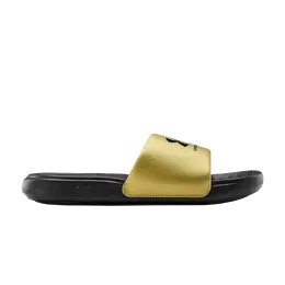 Кроссовки Wmns Ansa Fixed Slides Under Armour, золото 3023772 006 | black/metallic gold/black