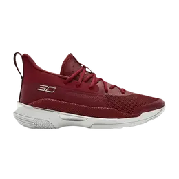 Кроссовки Curry 7 Team Under Armour, красный 3023838 607 | cardinal/white/metallic silver