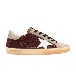 Кроссовки Golden Goose Wmns Superstar Bordeaux Glitter, красный gwf00101 f003185 81770