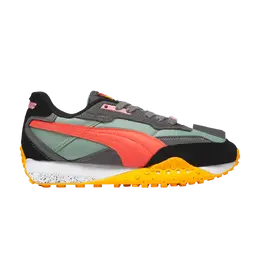 Кроссовки Wmns Blacktop Rider Puma, зеленый 395152 01 | green fog/hot heat/black