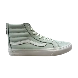 Кроссовки Sk8-Hi Slim Zip Leather Vans, синий vn0a38grmri | zephyr blue/black