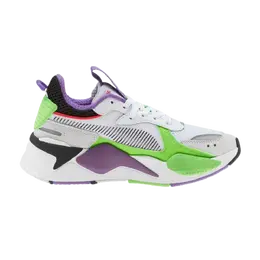 Кроссовки RS-X Jr Puma, белый 373329 01 | p white/green gecko/royal lilac