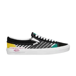 Кроссовки Slip-On Cap Vans, черный vn0a3wm5t9e | black/multi-color