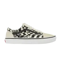 Кроссовки Skate Old Skool Vans, белый vn0a5fcb9cu | black/white