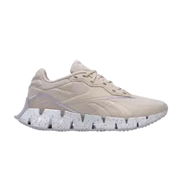 Кроссовки Wmns Zig Dynamica 4 Reebok, желто-коричневый hr1377 | soft ecru/purple oasis/footwear white