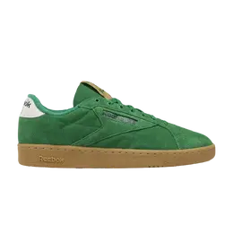 Кроссовки Club C 85 Grounds Reebok, зеленый gv6953 | glen green/vector red/gum