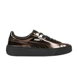 Кроссовки Wmns Basket Platform Puma, медь 362339 03 | puma black/black