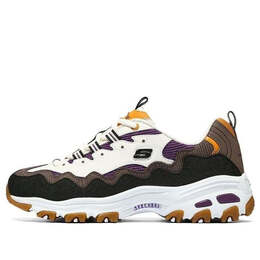 Кроссовки d'lites 1.0 'white black brown' Skechers, белый 896273-ntmt | white/black/brown/yellow