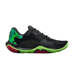 Кроссовки Spawn 4 Printed Under Armour, черный 3025345 002 | black/quirky lime