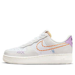 Кроссовки air force 1 '07 se '101' Nike, белый dx2348-100 | white/sail/green glow/safety orange