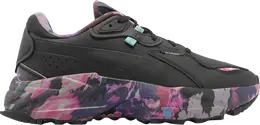 Кроссовки Puma Wmns Orkid Floral - Black Elektro Aqua, черный 384845 01 | black