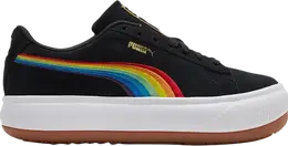 Кроссовки Puma Wmns Suede Mayu Rainbow - Black, черный 387239 01 | black