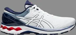 Кроссовки gel kayano 27 'white peacoat' Asics, белый 1011a767 100 | white