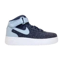 Кроссовки Nike Wmns Air Force 1 '07 Mid PRM 'Midnight Navy', синий 857666 400 | blue
