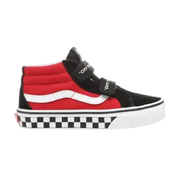Кроссовки Sk8-Mid Reissue V Kids Vans, черный vn0a346yvi7 | blacl/true white/red