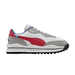Кроссовки Style Rider Play On SD Mesh Puma, белый 382490 01 | white/scarlet/snorl blue