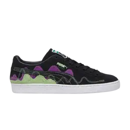 Кроссовки Suede Puma, черный 393257 01 | black/spring fern