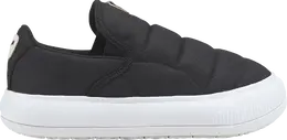 Кроссовки Puma Wmns Suede Mayu Slip-On Canvas Black White, черный 385595 01 | black