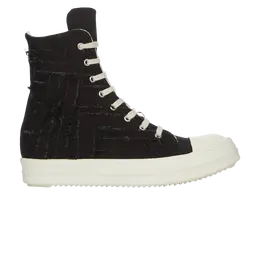 Кроссовки с разрезами Rick Owens EDFU DRKSHDW, черный du01c6807 slash 911 | black/milk