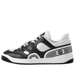 Кроссовки basket demetra sneaker 'white black' Gucci, черный 722777-2sh80-1064 | black/white