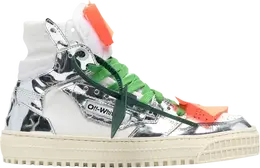 Кроссовки Off-White Wmns Off-Court 3.0 High White Metallic Silver, серебряный owia112f22lea005 0172 | silver